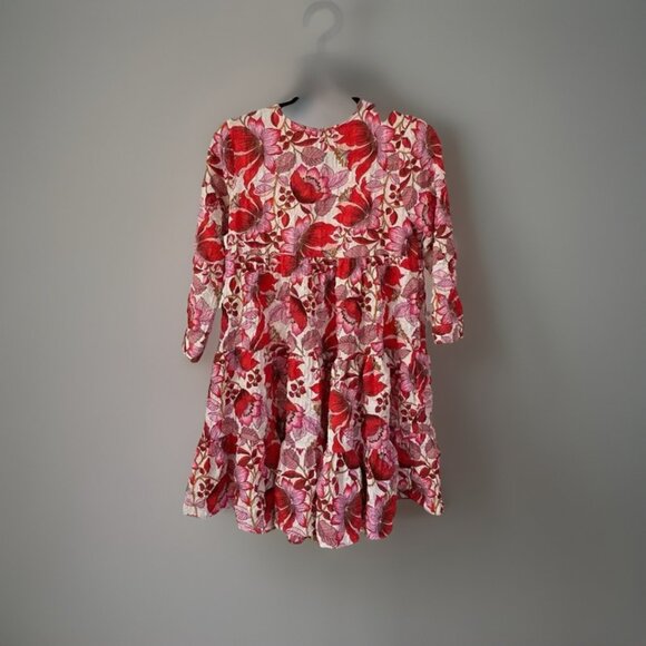 Zara Multicolor Floral The Sharon Tiered Baby Doll Dress, Size XS, Boho Mini - Picture 1 of 5